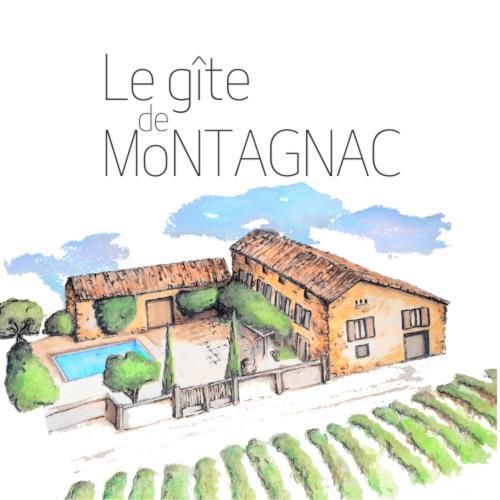 le gîte de Montagnac La Roque-sur-Cèze Exterior foto