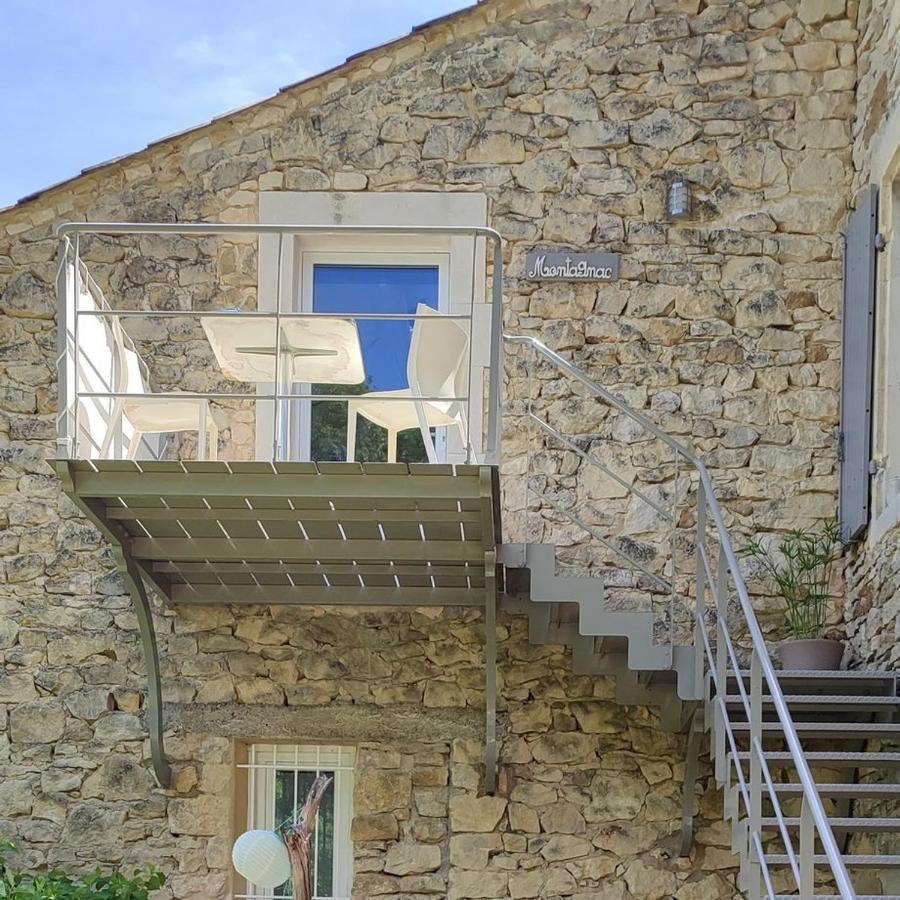 le gîte de Montagnac La Roque-sur-Cèze Exterior foto