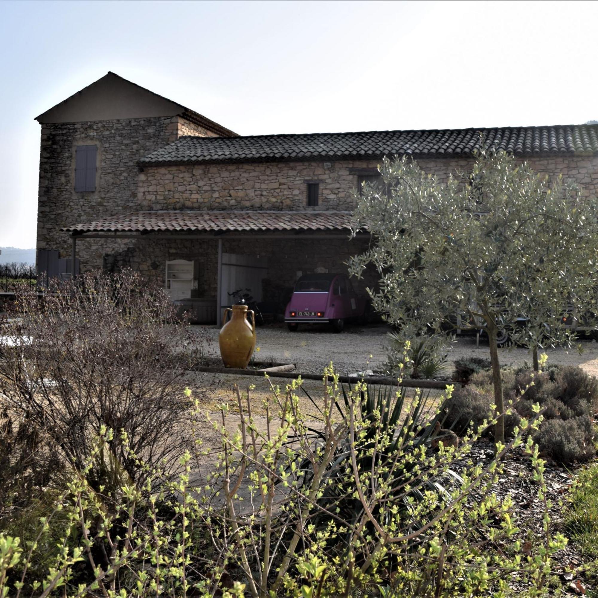 le gîte de Montagnac La Roque-sur-Cèze Exterior foto