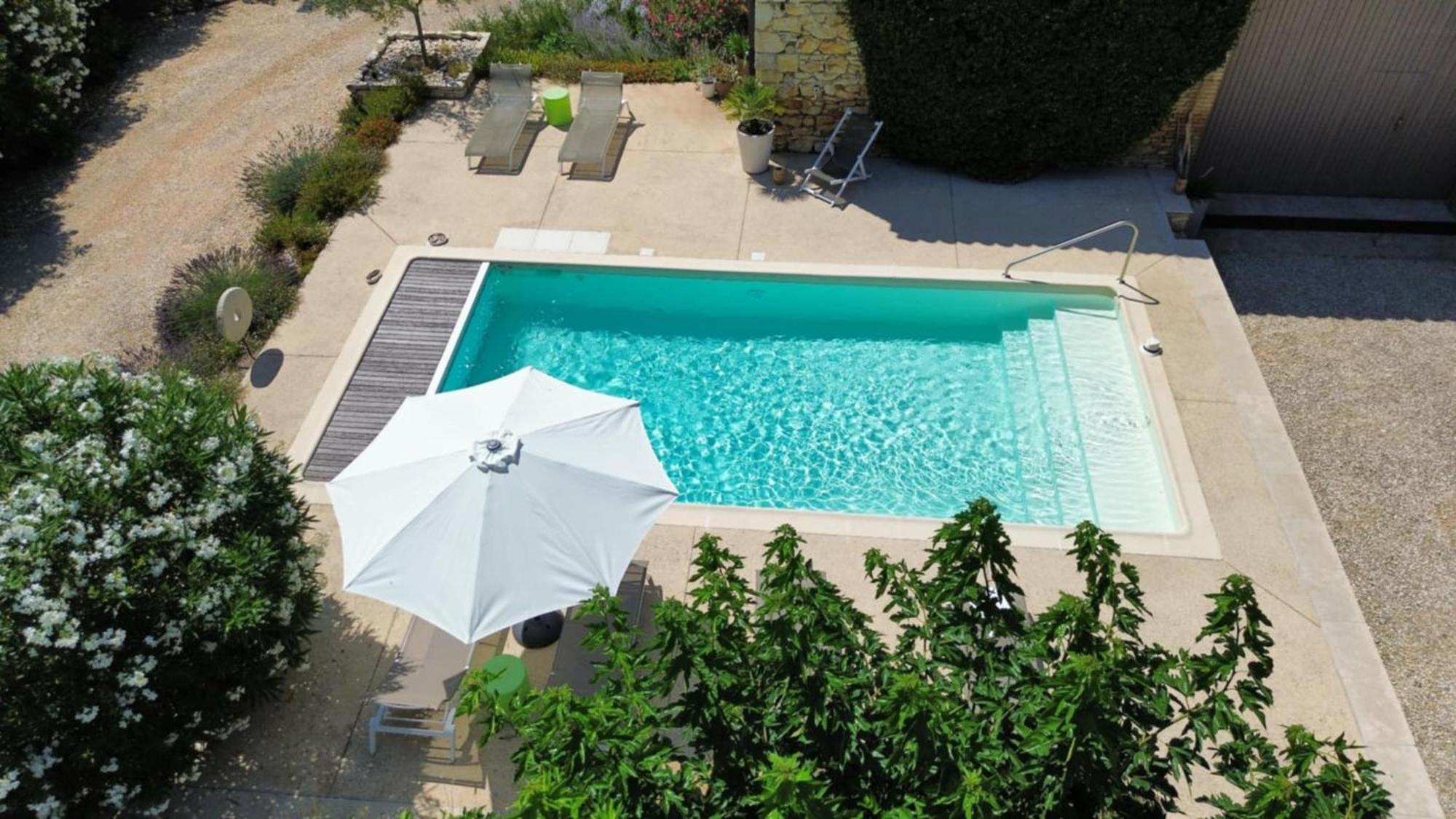 le gîte de Montagnac La Roque-sur-Cèze Exterior foto